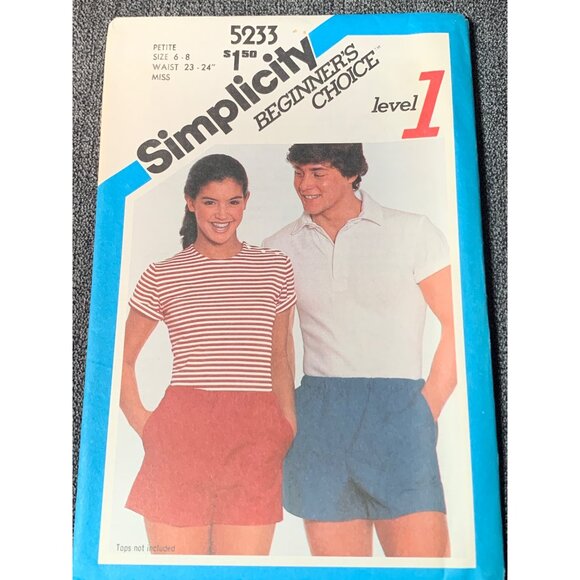 Simplicity Misses Shirt Sewing Pattern sz 6-8 5233 - uncut - Picture 1 of 3